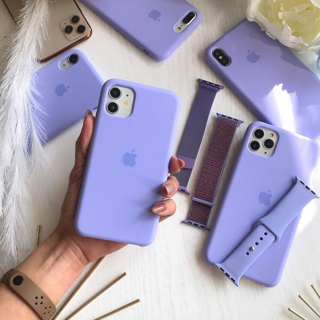 iPhone Silicone Case (Lilac) - Lilac Case