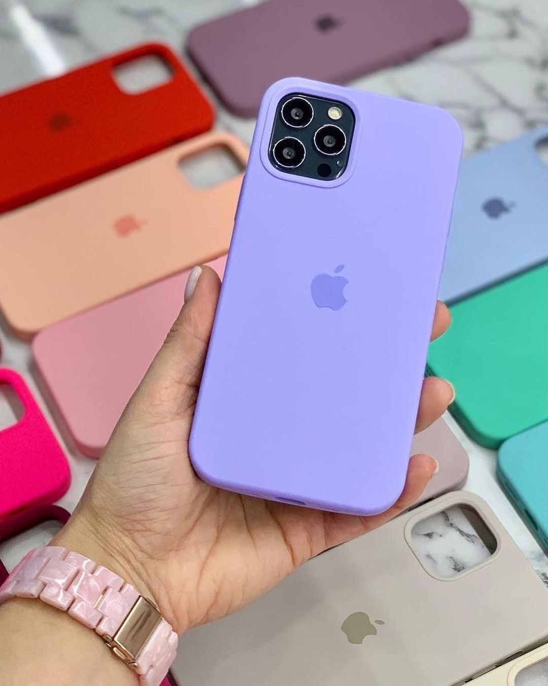 iPhone Silicone Case (Lilac) - Lilac Case