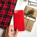 iPhone Silicone Case (Red) - Lilac Case