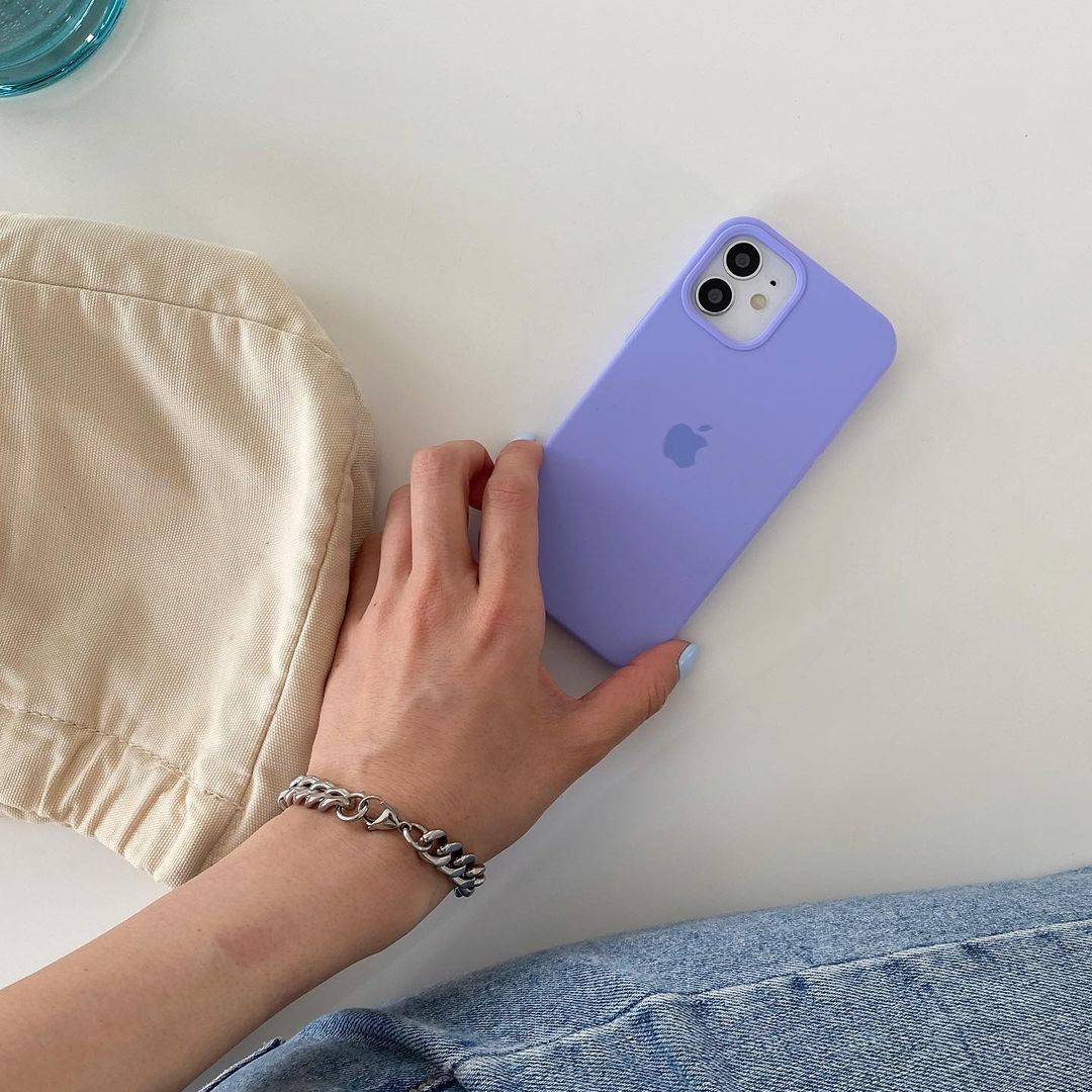 iPhone Silicone Case (Lilac) - Lilac Case