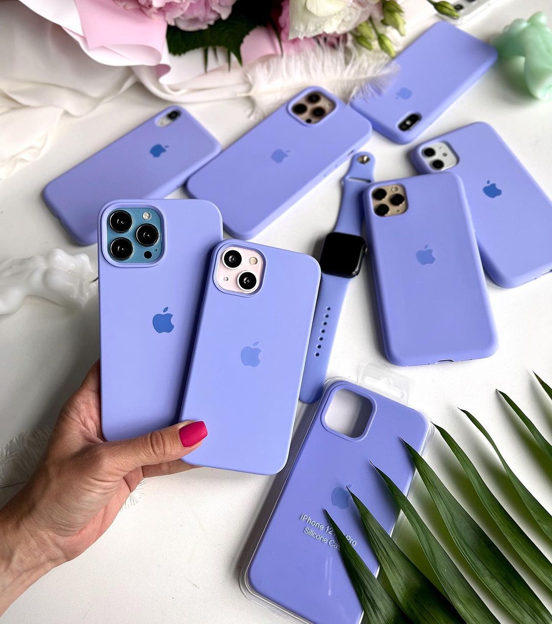iPhone Silicone Case (Lilac) - Lilac Case