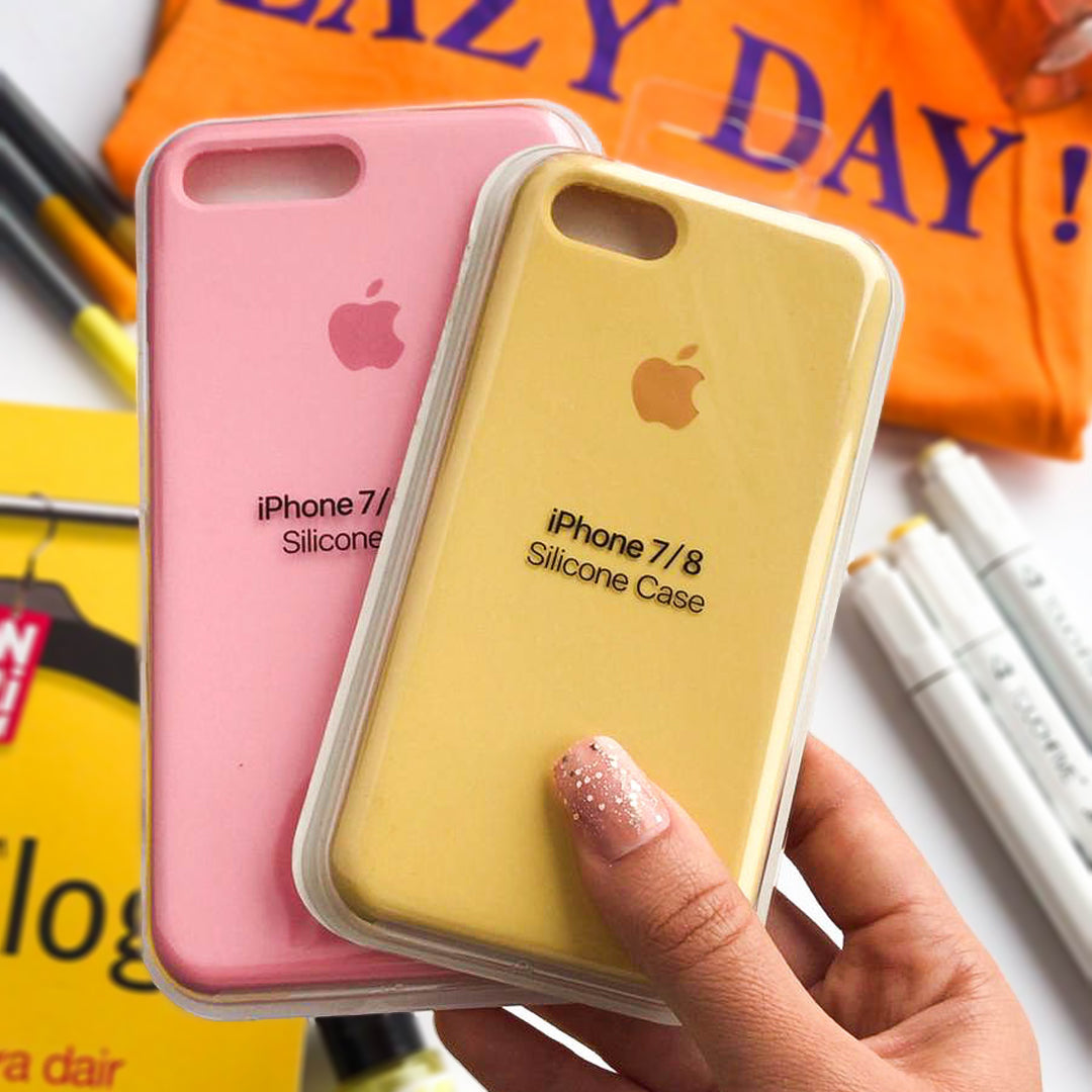 iPhone Silicone Case (Yellow) - Lilac Case
