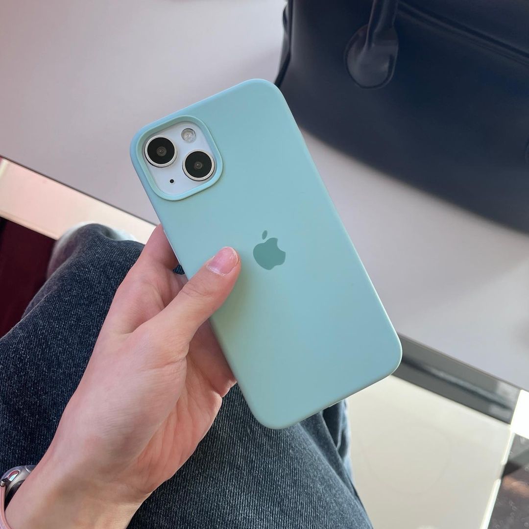 iPhone Silicone Case (Marine Green) - Lilac Case