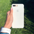 iPhone Silicone Case (White) - Lilac Case