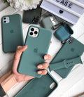 iPhone Silicone Case (Pine Green) - Lilac Case