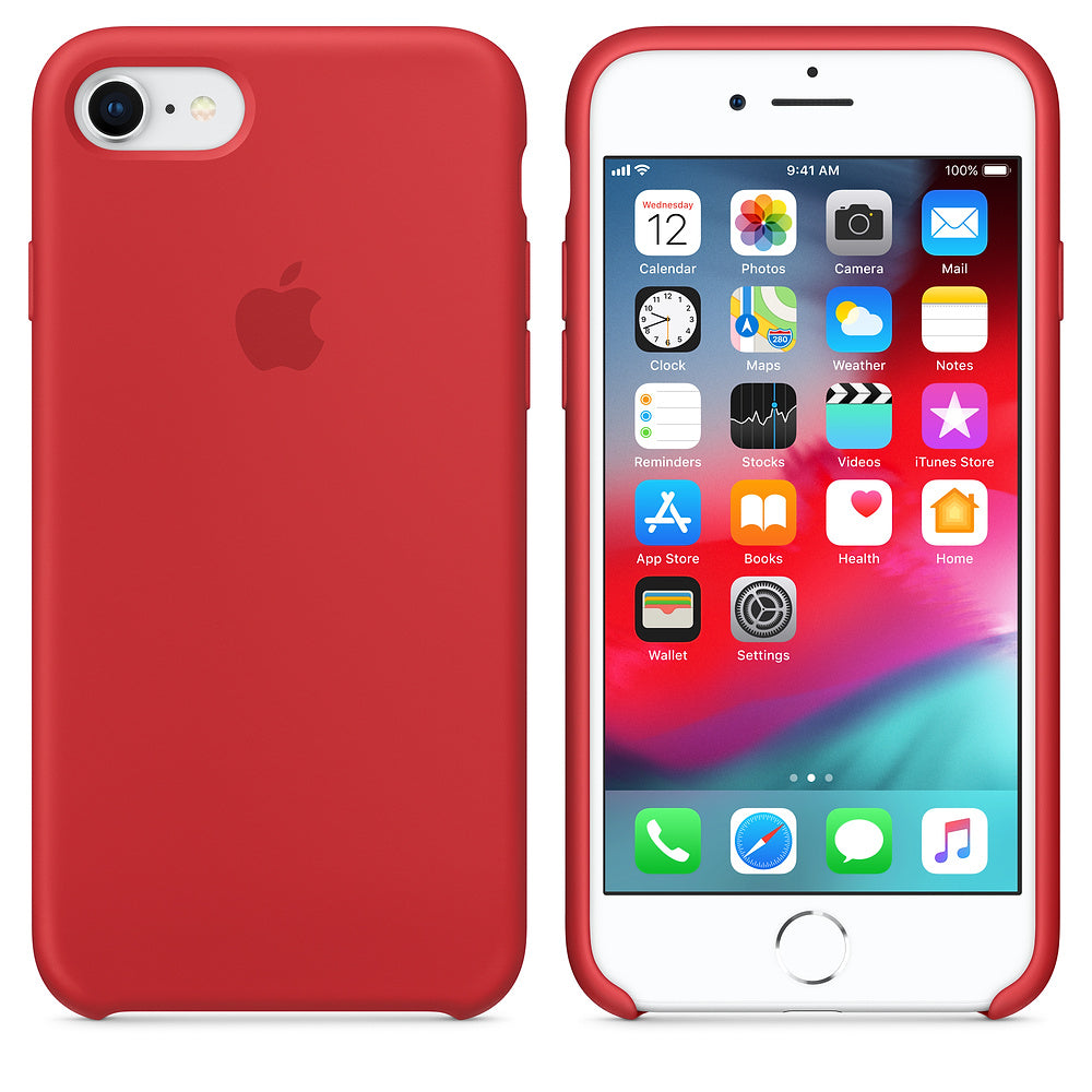 iPhone Silicone Case (Red) - Lilac Case