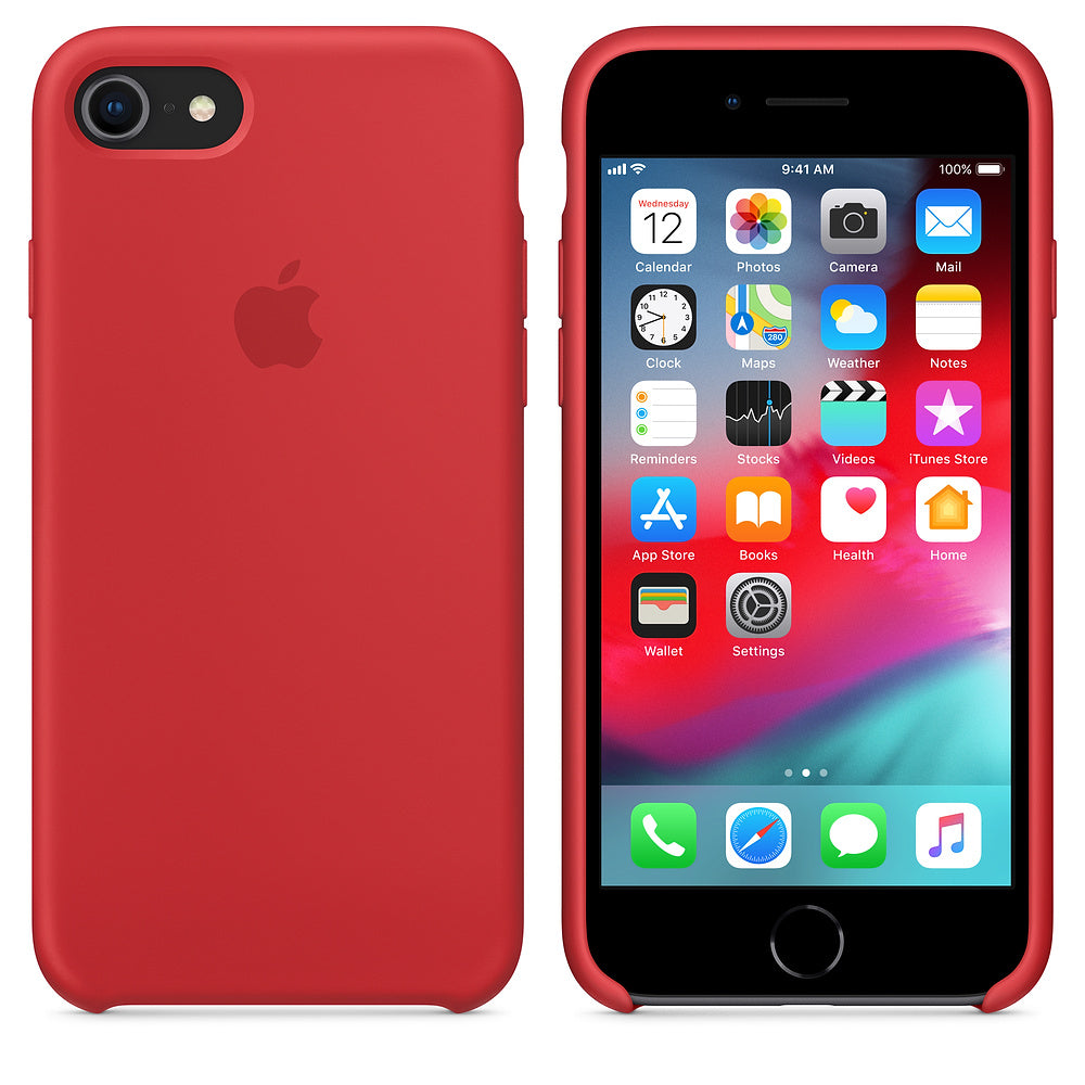 iPhone Silicone Case (Red) - Lilac Case