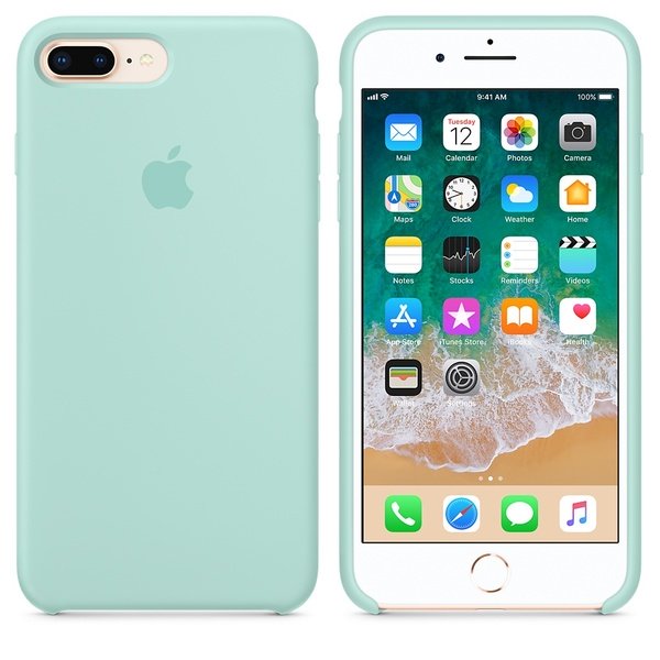 iPhone Silicone Case (Marine Green) - Lilac Case