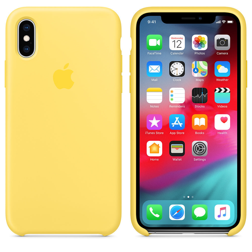 iPhone Silicone Case (Yellow) - Lilac Case