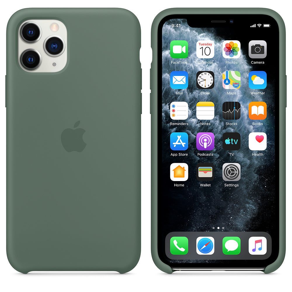 iPhone Silicone Case (Pine Green) - Lilac Case