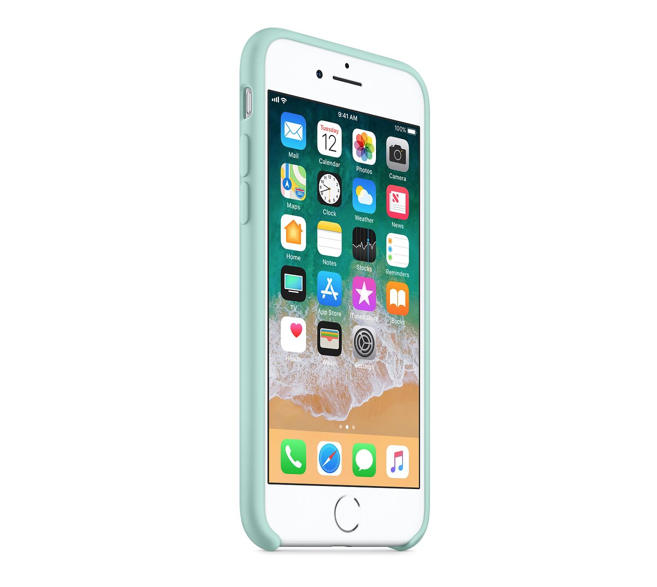 iPhone Silicone Case (Marine Green) - Lilac Case